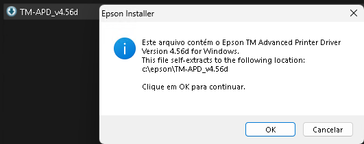 Primeiro passo da instalação